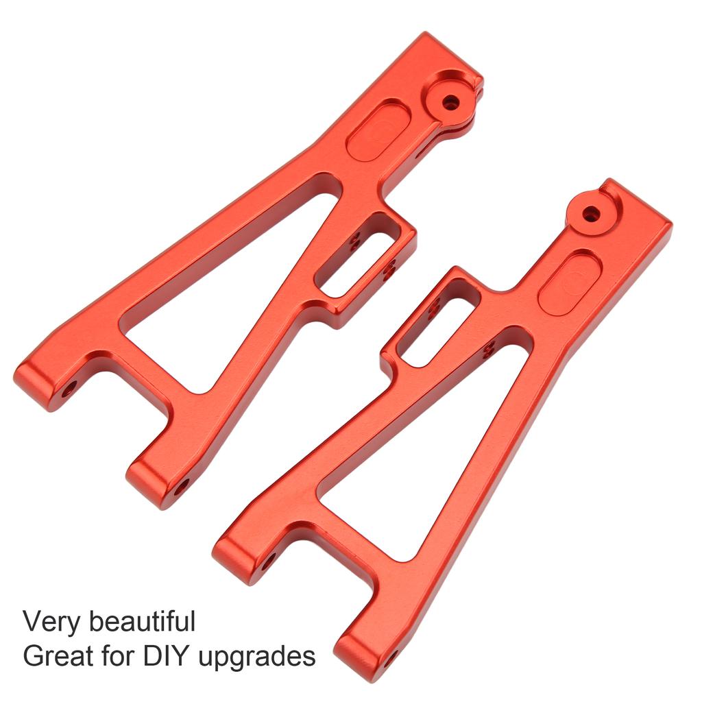 2pcs RC Suspension Arm Aluminum Alloy   Upgrade Front and Rear Lower Swing Arm for JLB 1Celsius10 Truck