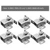 Angoily 12Pcs Cabinet Door Catch Stainless Steel Double Ball Roller Catch Latch Closet Ball Tension Latch Metal Door Accessories Replacement for Home