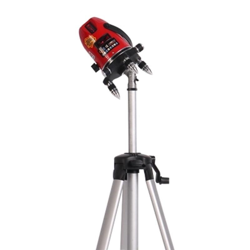 All-Metal Universal Aluminum Laser Level Tripod with Thickened Bracket Adapter