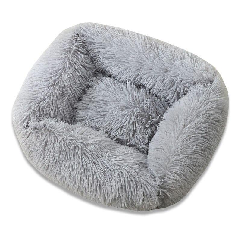 Morbido e lungo peluche Letto per cani Inverno Letto per gatti Chihuahua Yorkie Cucciolo Cuscino Letto per cani di piccola taglia Caldo divano letto per animali domestici per cani Gatti