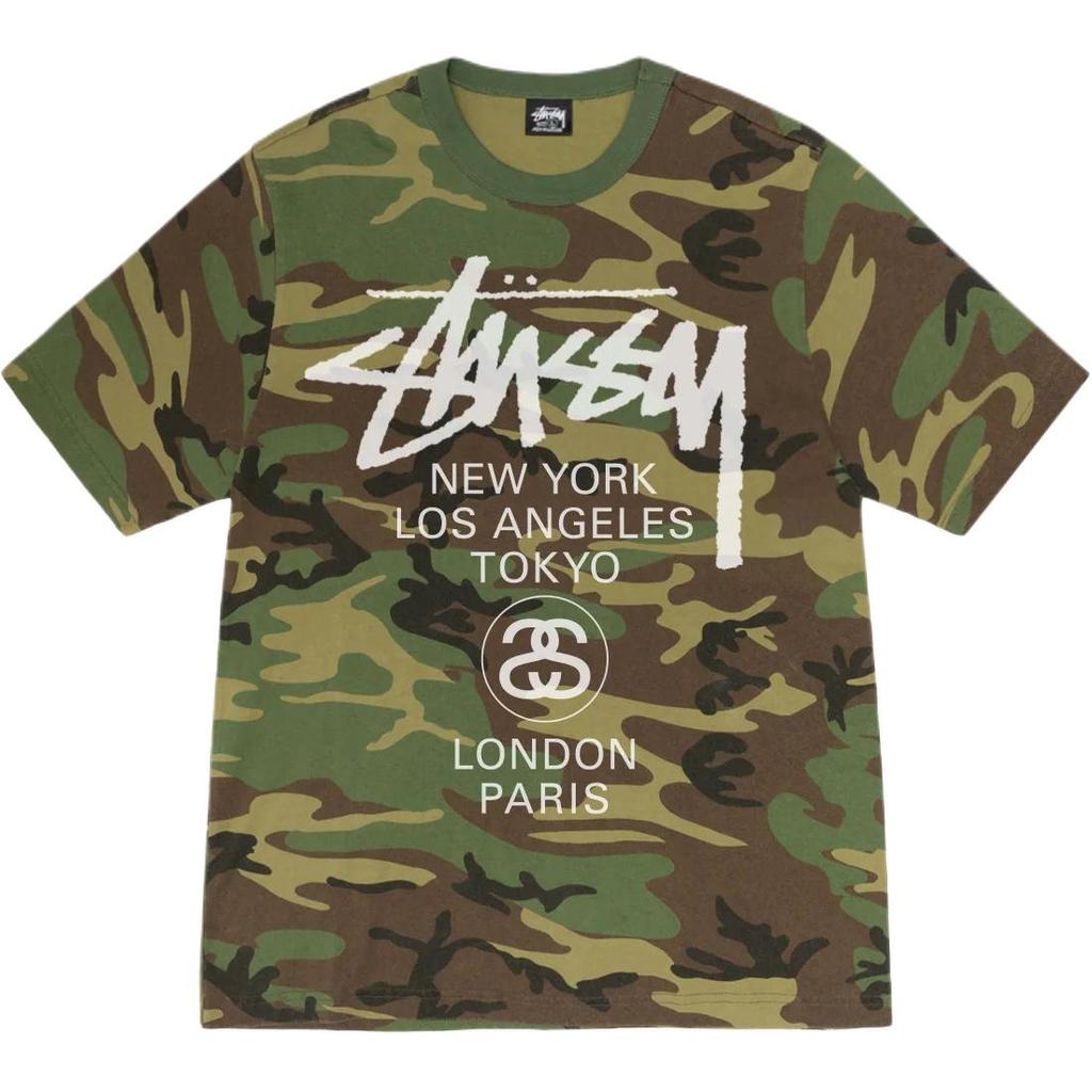 Stussy T-shirt girocollo a maniche corte 3903962
