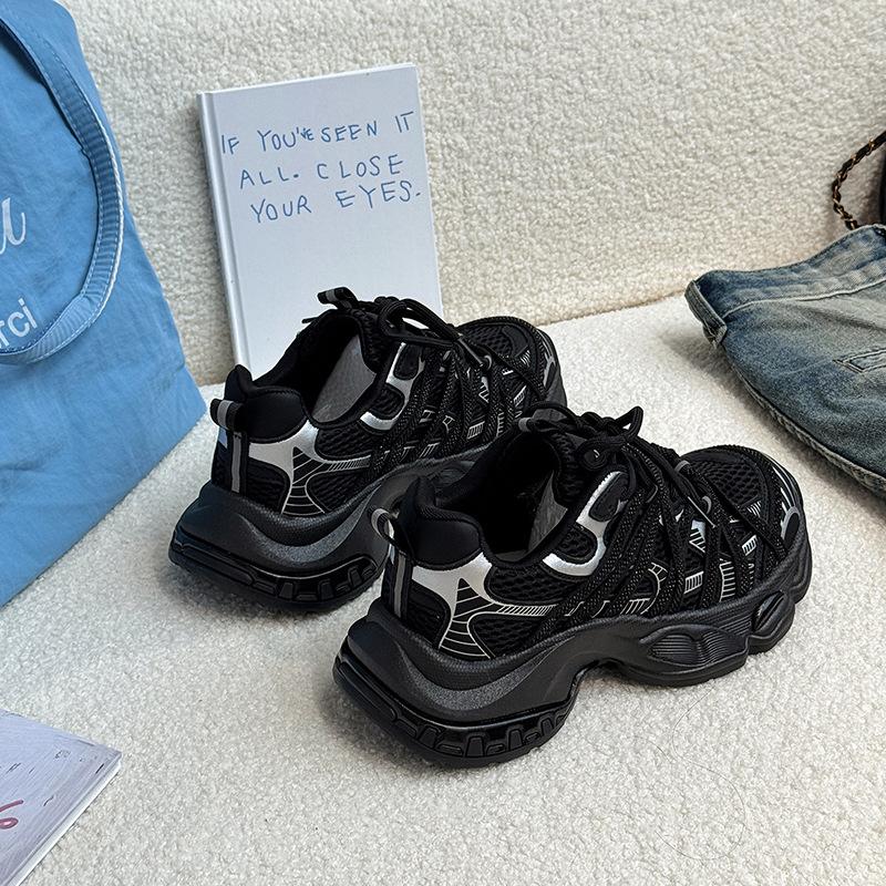 Piaohong versatile retro style design sense platform dad shoes women's 2025 autumn and winter new small casual sports shoes