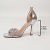 Roman high heels women's thin heels hot-selling new summer fish mouth word with rhinestone ultra-high versatile sandals