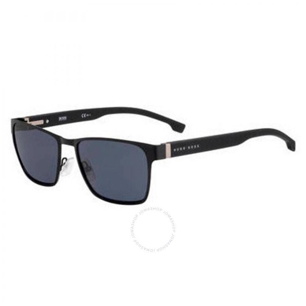 

Hugo Boss Grey Rectangular Men s Sunglasses BOSS 1038 S 0003 IR 57