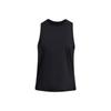 Solid Logo Reverse Design Round Neck Vest Women Tops Black 1383363-001