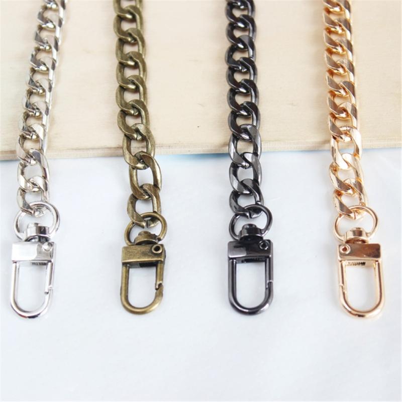 Catena Borsa Tracolla con Fibbie Moda Catena Piatta Tracolla a Tracolla Cinghie di Ricambio 40-120cm Accessori Borsa