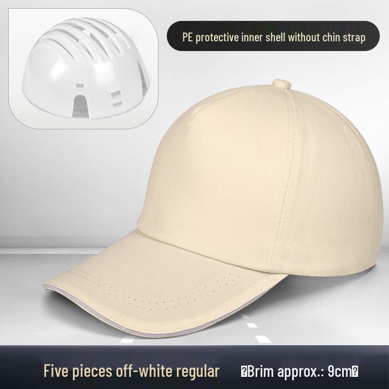 Lightweight Anti-Collision Breathable Duckbill Safety Helmet for Workshop and Worksite, Baseball Cap Style with Logo.