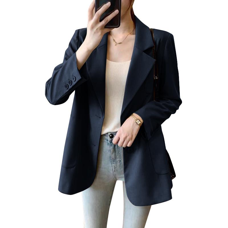 Buy ZANZEA Women Fashion Long Sleeve Casual Loose Lapel Collar Office