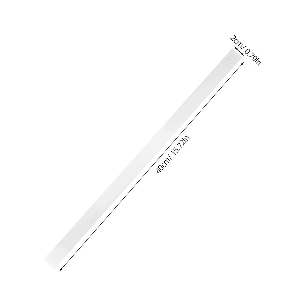 2Pcs Acrylic Cookie Thickness Ruler Precise Measurement DIY Fondant Icing Butter Cookies Leveling Compact Practical Baking Tool