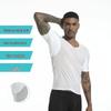 Men's Mesh Underarm Sweat-Absorbing Vest & Shirt Set