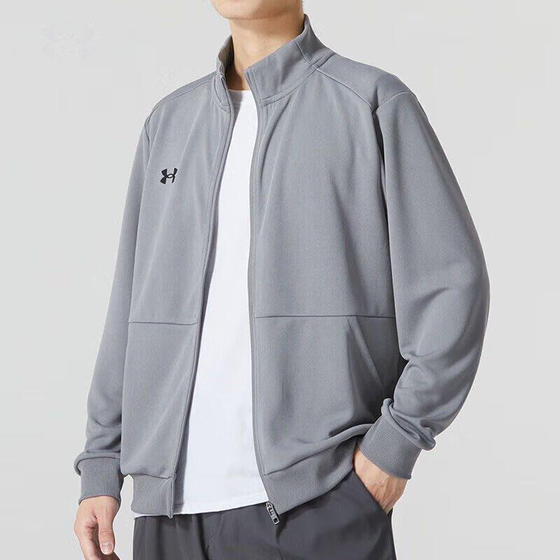 Under Armour Jackets Men's Gray Stand Collar Moderate Other 23600304-014