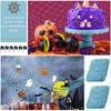 2/4 Pcs Fish Netting Decoration Cotton Decorative Fishing Net Ocean Themed Wall Hangings Fishnet for Beach Mermaid Party Home