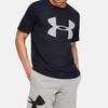 Under Armour Reflective Round Neck Loose T-Shirt Men Tops Black 1351617-001
