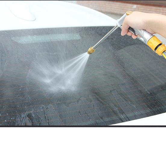 Garden Hose Nozzle Heavy Duty Car Wash Foam Sprayer High Pressure Hose Nozzle Adjustable Nozzle for Car Washing Gardening Yard Cleaning
