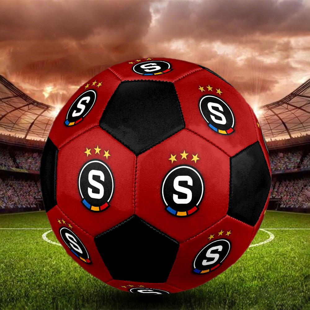 1 pz Pallone da Calcio AC Sparta Praha Taglia 5 Pallone da Calcetto Indoor alla Moda Colorato Gioco in Giardino - Ottimo per Regalo agli Appassionati di Sport HE3