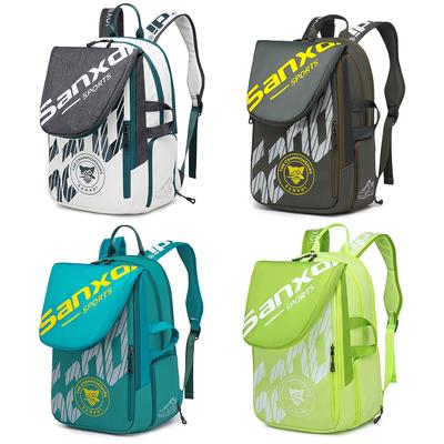 Foldable Tennis Backpack Wear Resist Portable 3 Tennis Rackets Bag Multifunction Sports Backpack Expandable Sports Training Bag