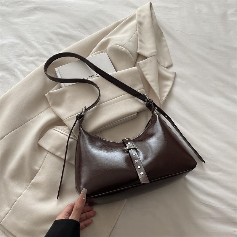 Nische einfache tragbare Knödeltasche Damen Herbst neu Retro Mode Schulter Umhängetasche