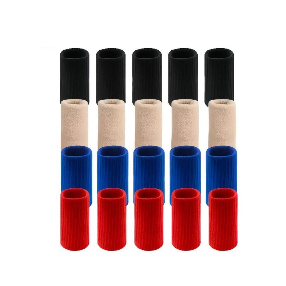 10Pcs Cotton Breathable Sports Finger Sleeves Soft Finger Guard Finger Sleeve Protectors Basketball