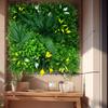 50x50CM Flower Wall Panels 3D Flower Backdrop Realistic Fake Plant Grass DIY Wall Panel Indoor Outdoor Wedding Party Decoration