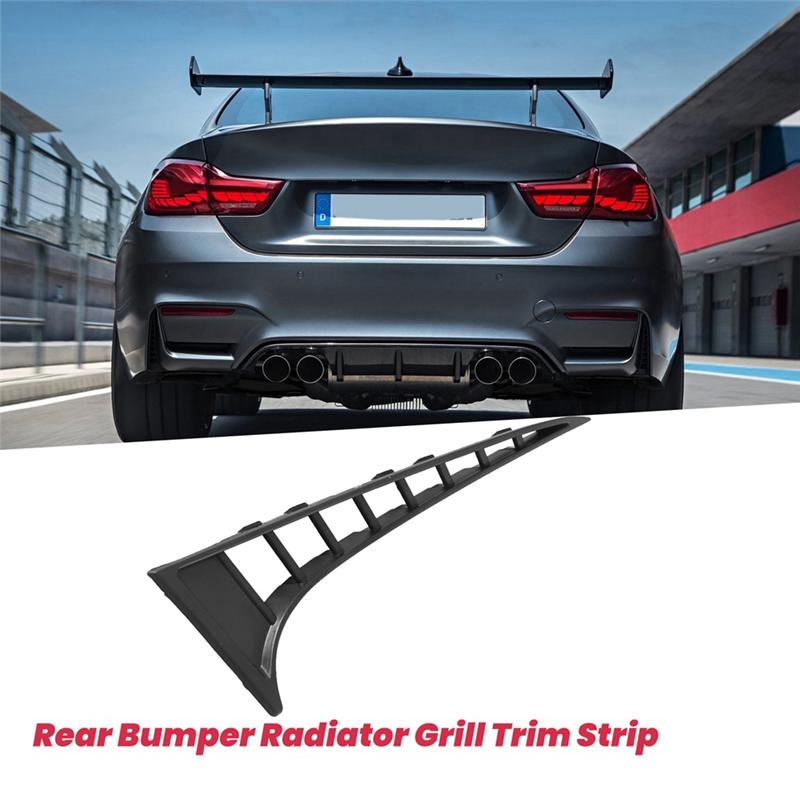 1Pair Car Rear Bumper Grill Trim Strip 51128056587 51128056588 For BMW 3' F80 M3 4' F82 F83 M4 Radiator Grille Cover-A87Q