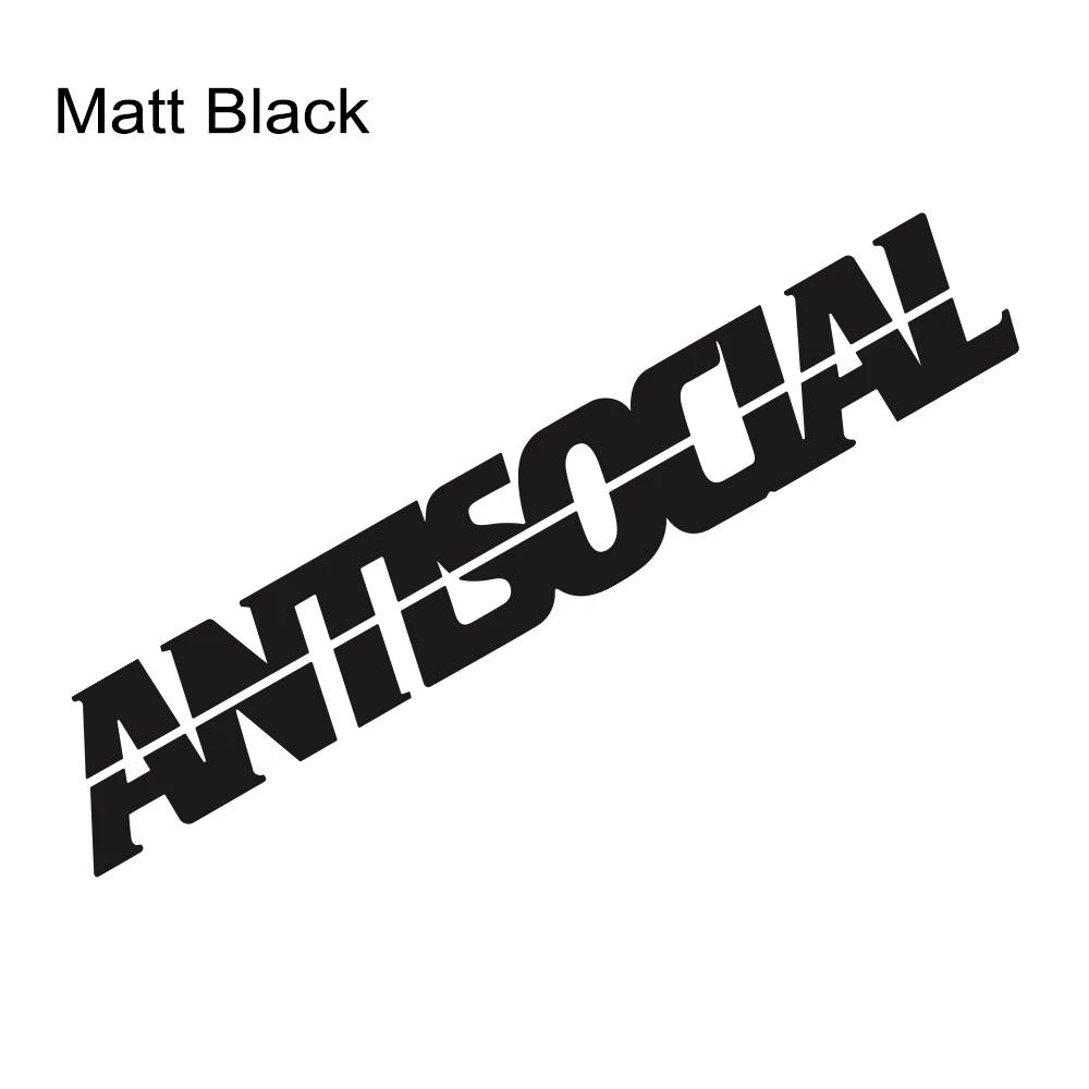 Antisocial Slogan Car Sticker Car Windshield Windows Banner Vinyl Decal For Cars SUV Truck Pickup Auto Decoration Accessories
