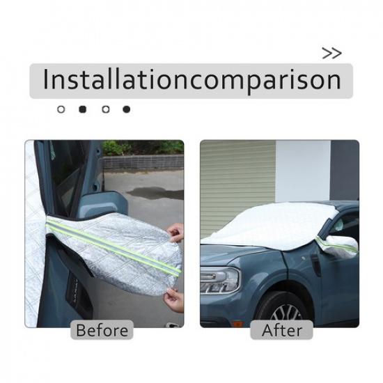 Car Windshield Snow Cover Sun Shade Protector Guard For Ford Maverick
