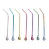 Crystal Clear Titanium Straw with Spoon - Reusable for Drinks