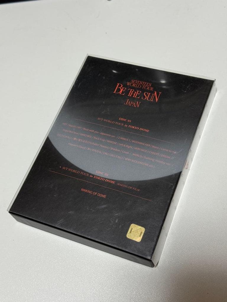 [USED] SEVENTEEN BE THE SUN JAPAN DVD