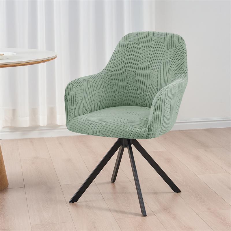 

1/2pcs Jacquard High Arm Chair Cover Dining Room Armchair Covers Removable Seat Slipcover for Home Hotel Office Party 1pc