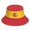Spanien Kostenloser Benutzerdefinierter Name Nummer Teams Logo esp Eimerhut Nationalflagge es Spanisches Land College Druck Foto Text Fischerhüte