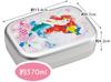 Skater Aluminum Bento For Compatible with Warm Includes Lunch Made In Disney Ariel 24 ALB5NV Box, 370ml, Children, Storage, Belt, Japan,