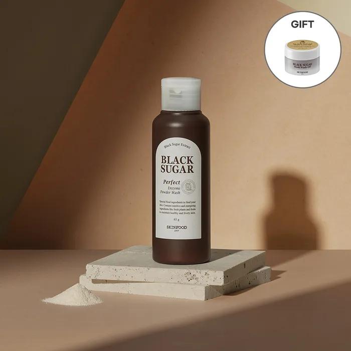 [Black Sugar Mask 15ml Free / Capacity UP] Black Sugar Perfect Enzyme Powder Wash Large Capacity (65g)