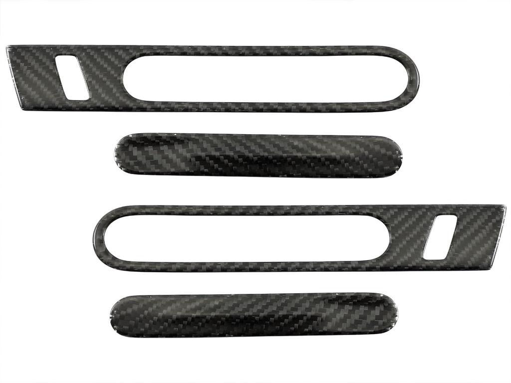 BRIGHTZ R35 Real Carbon Door Handle Cover Knob 35 GTR G T R GT-R [DHC-NOBU-445]