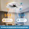 Acrylic Ceiling Fan With Led Light For Living Room Bedroom Home Chandelier Modern Led Ceiling Fan Lamp Decor Lighting