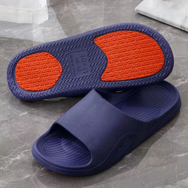 

Новые летние нескользящие прочные тихие мужские банные домашние сандалии для пожилых людей пляжные тапочки 44/45