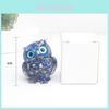 Natural Crystal Owl Car Ornament For Office Desk Decor Gift For Kids