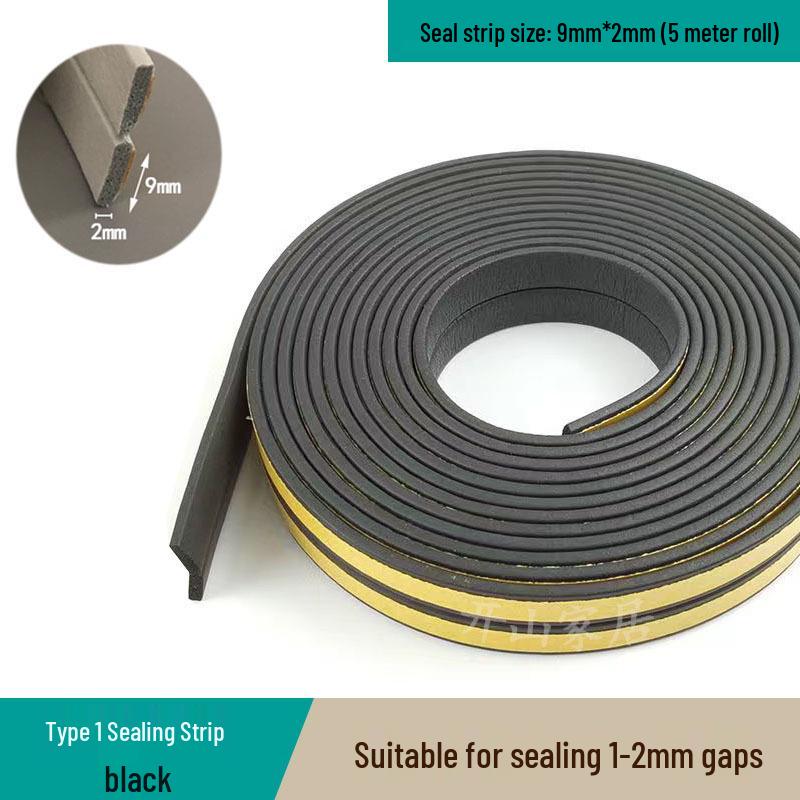 

Самоклеящаяся уплотнительная лента из пенополиэтилена EPDM D-типа – Ветрозащитная, пылезащитная и звукоизоляционная для дверей и окон