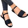 Summer New Flat Bottom 40-43 Large Buckle Sandals For Women