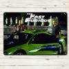 The Fast And Furious Movie Metal Poster Tin Sign 20x30cm Plaque -aluminum