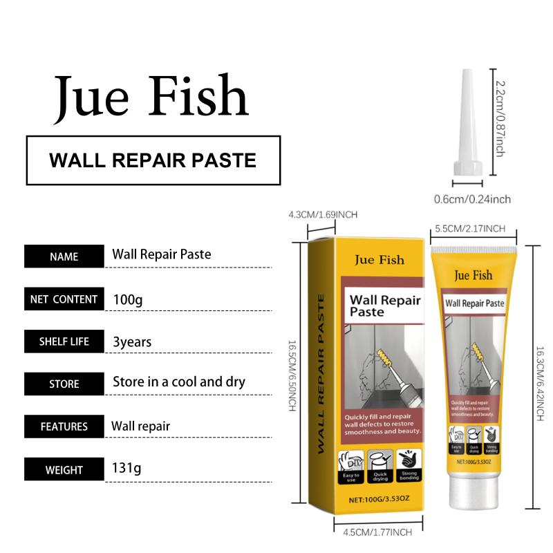 

New Wall Repair Agent Waterproof Coating Sealant Agent Crack Hole Mending Paste Mildewproof Patch White Wall Restore