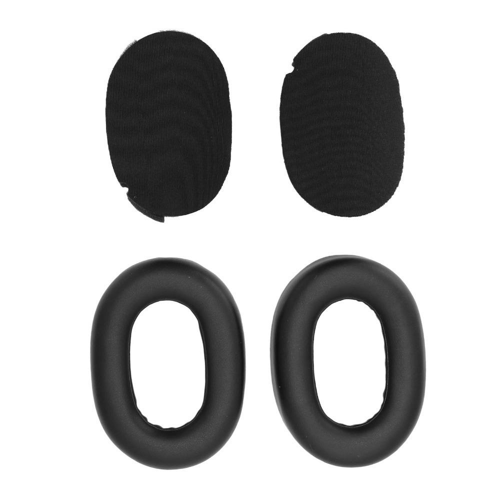 2PCS Leather Replacement Ear Pads Ear Covers for Elite 85h Wireless Headset Replacement Parts чёрный
