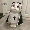 Cat Nun Costume Costume, Cute Pet Outfit, Cosplay Clothes, Easy Outfit Fun Party for Small Medium Dogs Cats
