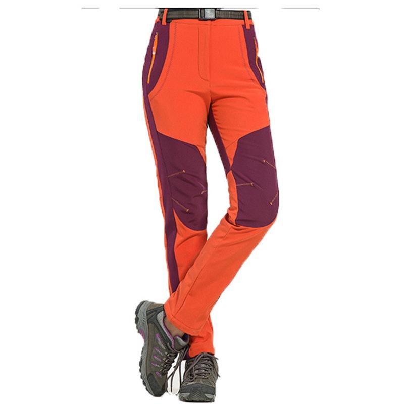 Men's Women's Warm Outdoor Hiking Ski Pants With Cozy Fleece And Waterproof Fabric