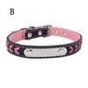 Personalized Engraved Puppy Pet Cat Puppy Braided Dog Collar Personalized Leather Collars With Namep