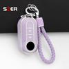 New Tpu Car Key Case Cover For Fiat 500 Ducato Panda 500L Punto Lancia Musa For Citroen Jumper For Peugeot Boxer Protected Fob