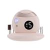 Electric Nail Clippers for Seniors with Safe ArcShaped Opening, Low Noise, TypeC Rechargeable Pink