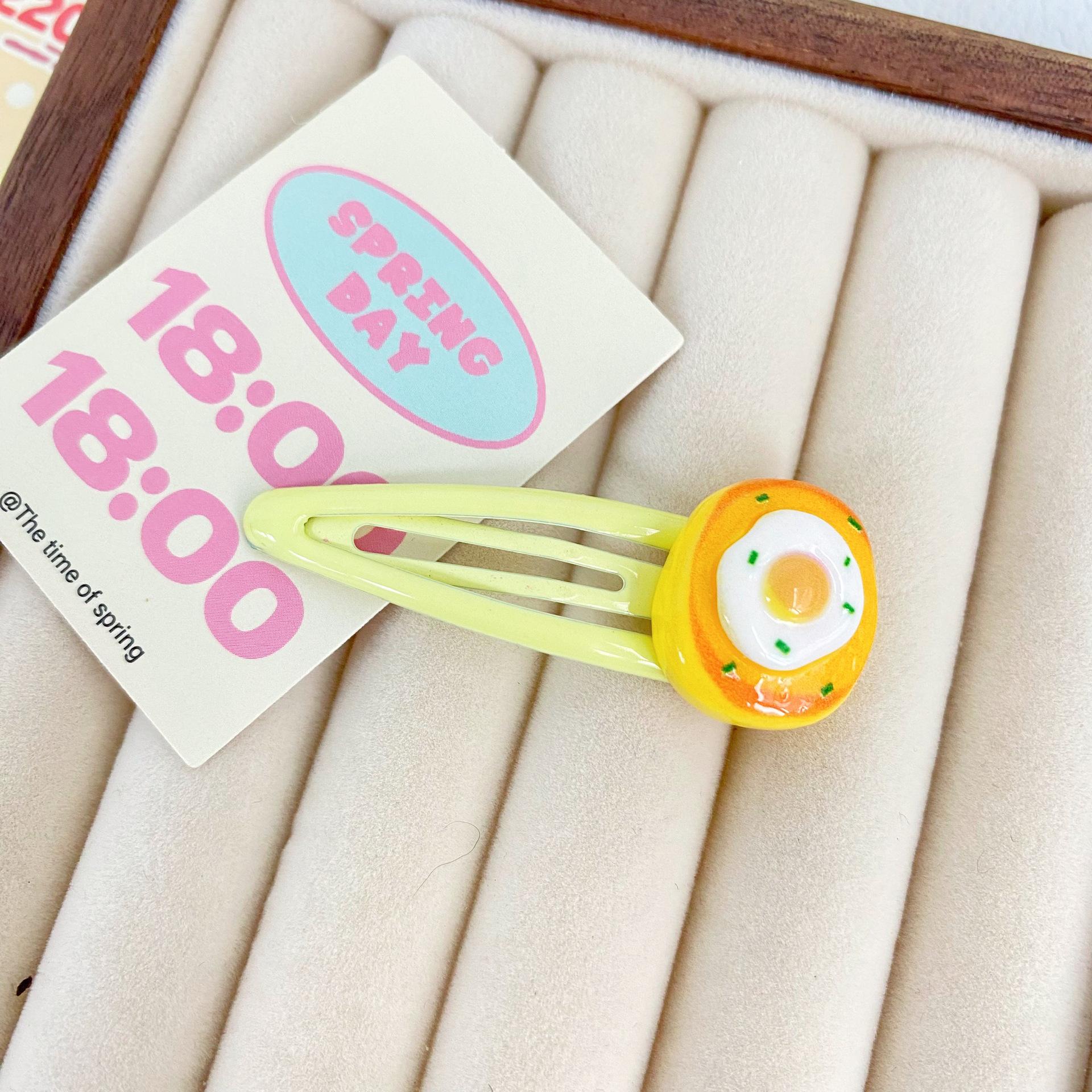 

Adorable Yolk Pastry Hair Clip - Cute Japanese Style Girlish Accessory