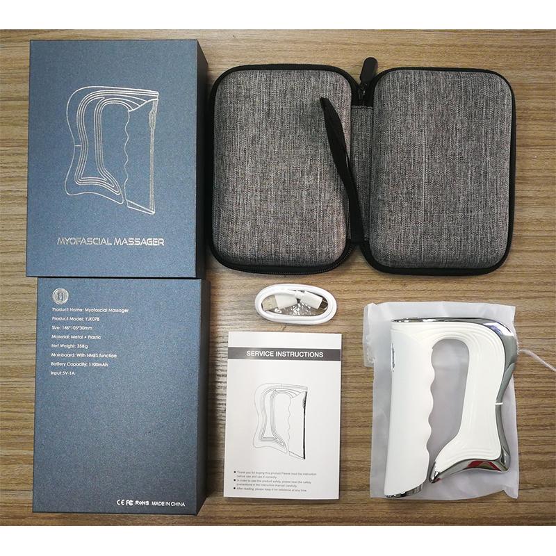 Elektrisches Zervixmassagegerät entspannt die Schulter- und Nackenmuskulatur durch Vibrations-Faszienpistole