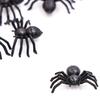 50Pcs Black Plastic Fake Spider Toys Halloween Funny Joke Prank Realistic Props