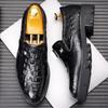 Leather Shoes Men's British New Autumn Trend Business Leisure One-pedal Men's Shoes Leather Hairstylist Platform Shoes Men